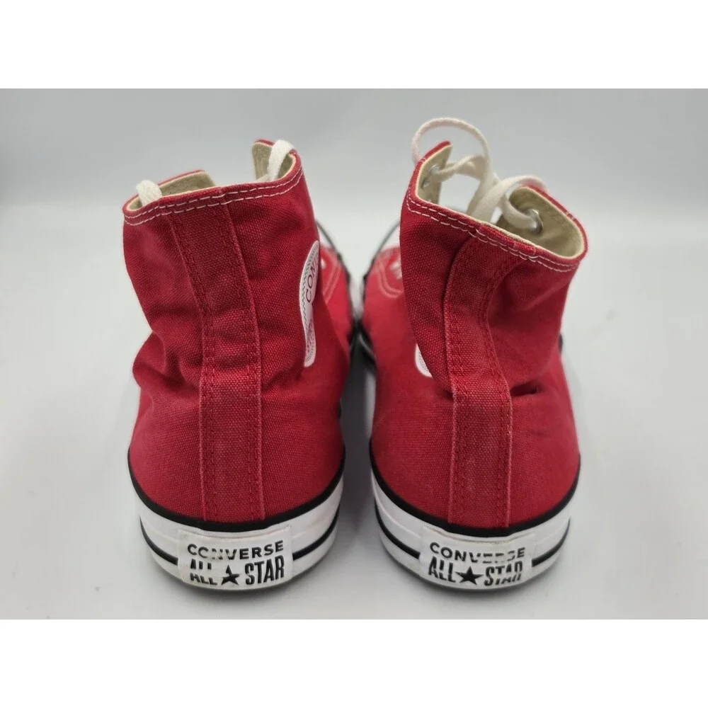 Converse Chuck Taylor All Star Shoes Mens 8.5 Womens 10.5 High-Top Sneakers Red